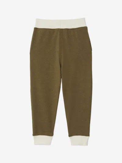 Burberry Boys Ekd Logo Sidney Joggers In Green