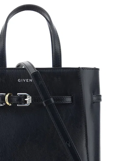 Givenchy Black Voyou Mini Tote Bag In Black