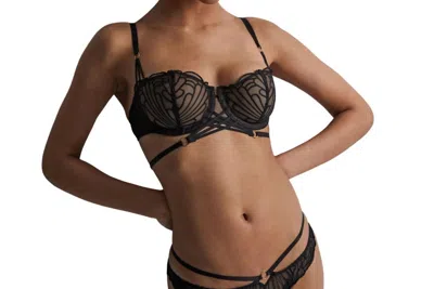 Aubade L‚äôindomptable Demi Bra In Black In Black