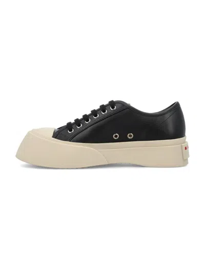 Shop Marni Pablo Lace-up Woman's Sneakers In Black