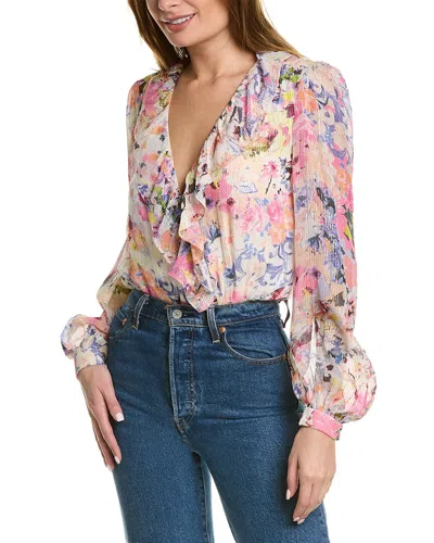 Rococo Sand Lurex Bodysuit In Multi