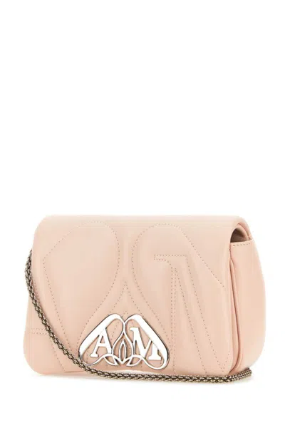Alexander Mcqueen Mcqueen Women 'the Mini Seal' Crossbody Bag In Pink
