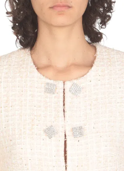 Rotate Birger Christensen Sequin-embellished Jacket In Pink