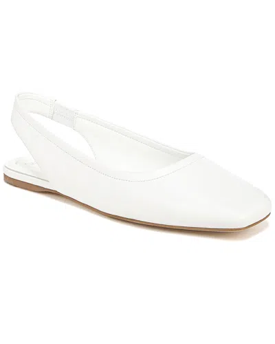 Franco Sarto Flexa Antona Flat Slingbacks In White