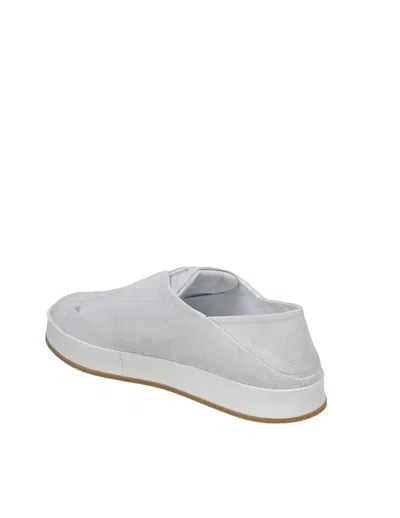 Shop Marco Castelli Suede Slip-on Sneakers In White