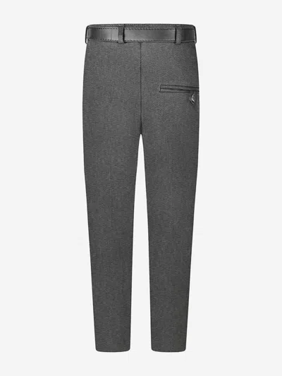Zeco Schoolwear Boys School Senior Standard Fit Trousers - Regular Leg In Grey