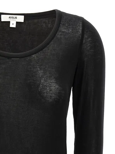 Agolde Scoop-neck Lyocell-blend Jumper