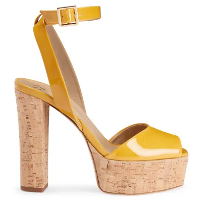 Giuseppe Zanotti Betty 170mm Open-toe Sandals In Yellow
