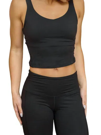 Rae Mode Move With Me Tank In Black In Black