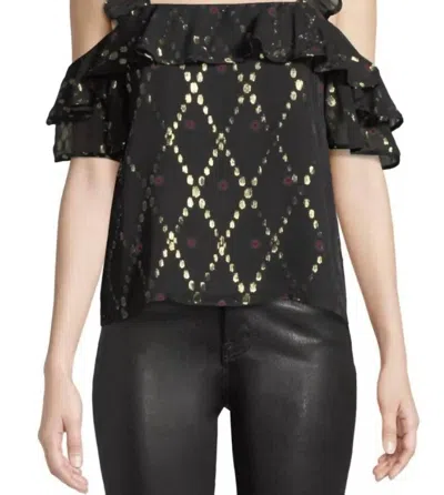 A.l.c Willow Blouse In Black In Black