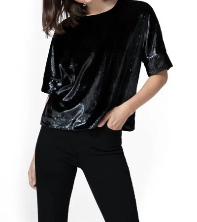 J Brand Daisy Blouse In Black In Black