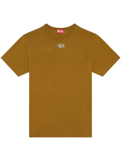 Shop Diesel T-shirts And Polos In Brown