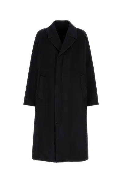 Shop Prada Coats In Blue