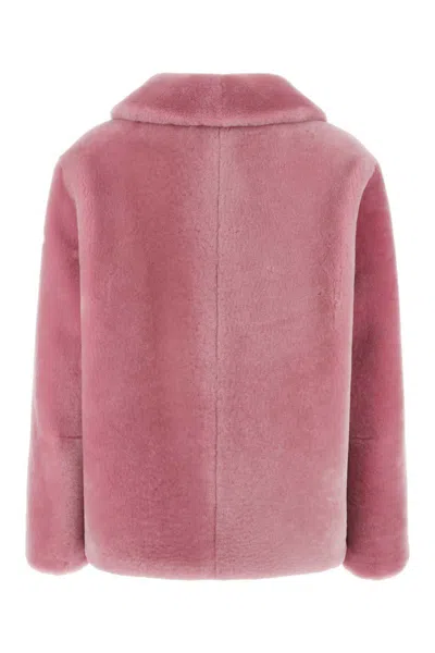 Shop Prada Furs In Pink