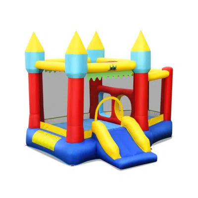 Hivvago Kid's Inflatable Bouncer With Jumping Area And 480w Blower