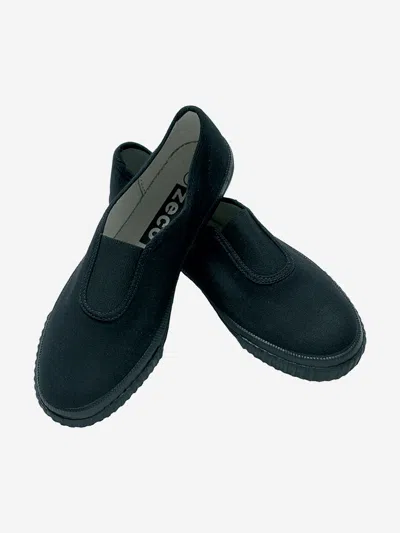 Zeco Schoolwear Kids School Gusset Plimsolls In Black