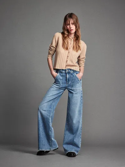 Frame Modern Pocket Jeans In Blue
