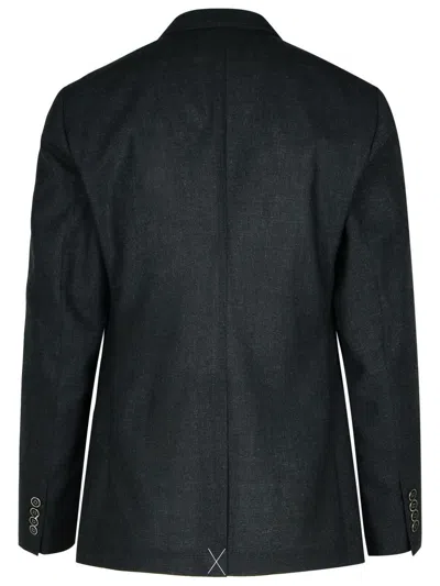 Dolce & Gabbana 'drop 7' Dark Grey Wool Blazer In Grey