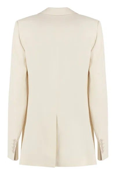 Shop Stella Mccartney Single-breasted One Button Jacket In Green