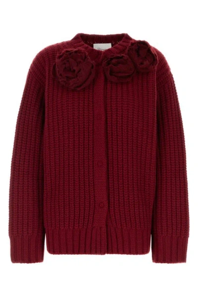 Shop Blumarine Woman Maxi Cardigan Rosa In Red