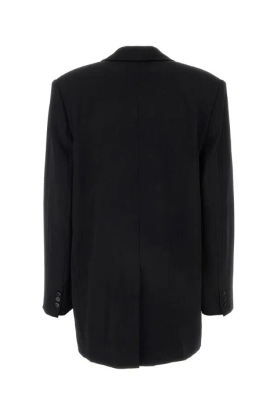 Isabel Marant Black Stretch Polyester Blend Oceany Blazer In Black