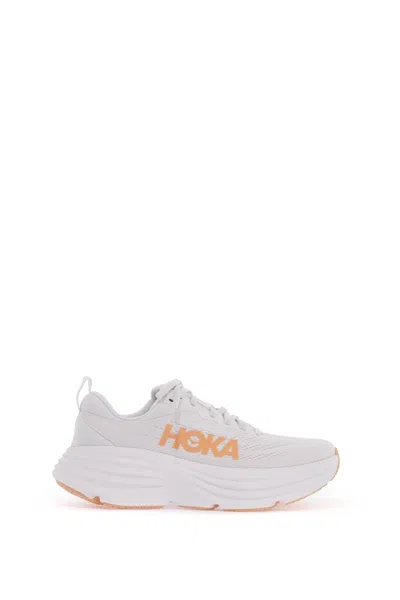 Hoka Bondi 8 Running Shoe In White