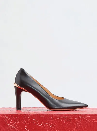 Gabriela Hearst Edwina Leather Stiletto Pumps In Black
