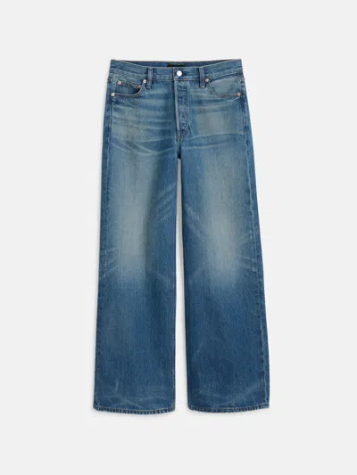Alex Mill Alek Relaxed Wide Leg Pant In Paris Medium Wash