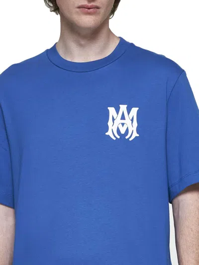 Shop Amiri T-shirts And Polos In Blue