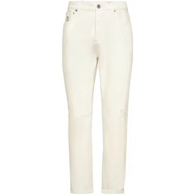 Shop Brunello Cucinelli Jeans In White