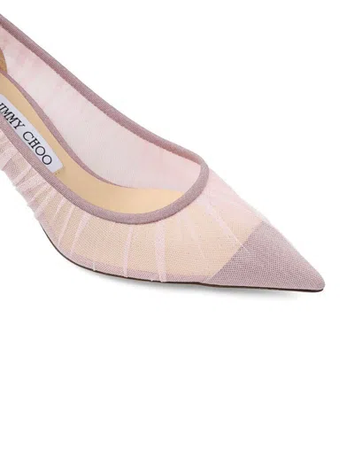 Jimmy Choo Purple Pointed Toe Pumps In Multicolor