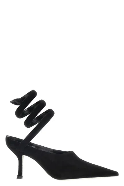René Caovilla High Heel Shoes Rene Caovilla Woman Color Black In Black