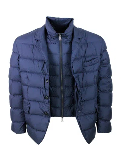 Add Down Jacket In Blue