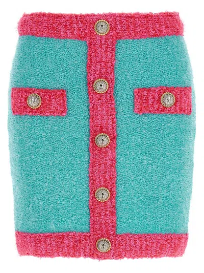 Balmain Skirt In Multicolor