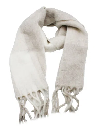 Fabiana Filippi Wool Blend Scarf In Beige