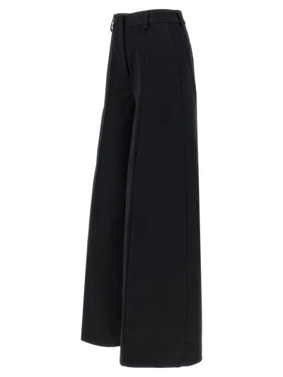 The Latest Thelatest Wide Black Alma Trousers In Black