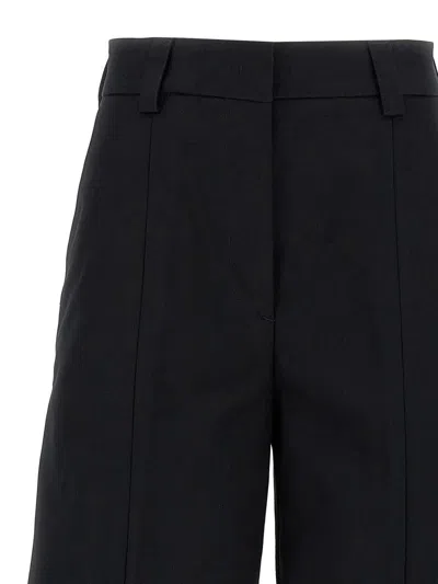 The Latest Thelatest Wide Black Alma Trousers In Black