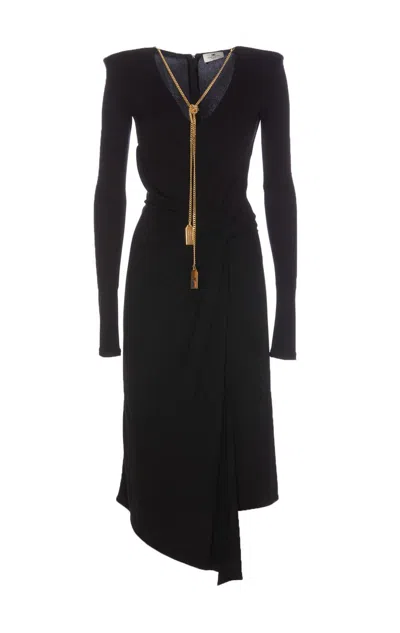 Shop Elisabetta Franchi Dresses In Black