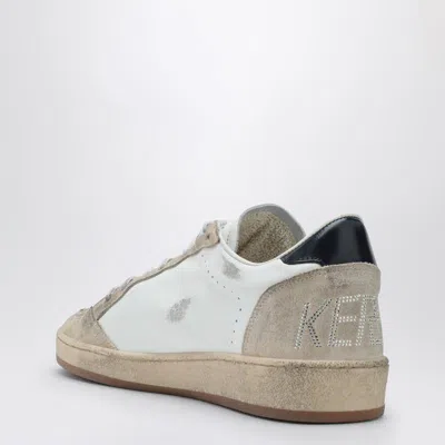 Shop Golden Goose Ball Star White/pink/black Sneaker