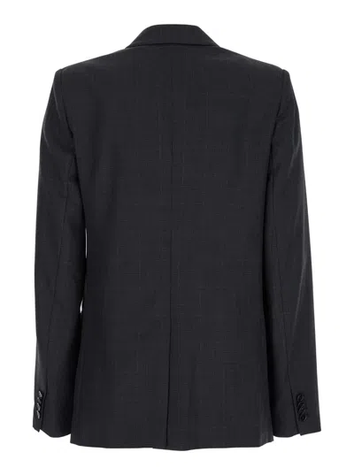 Isabel Marant 'lesandre' Grey Single-breasted Jacket With Notched Revers In Grey