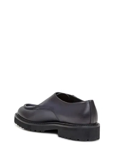 Shop Doucal's Shoe With Double Buckle Bordered In Black