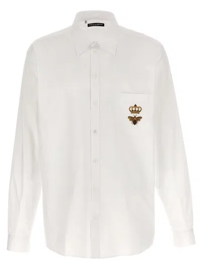 Shop Dolce & Gabbana 'martini' Shirt In White