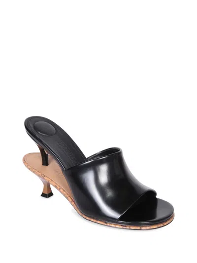 Jacquemus Les Doubles Mules In Black
