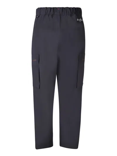 Moncler Multi-pocket Wide Pants In Black