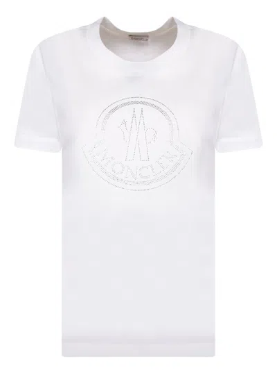 Shop Moncler T-shirts In White