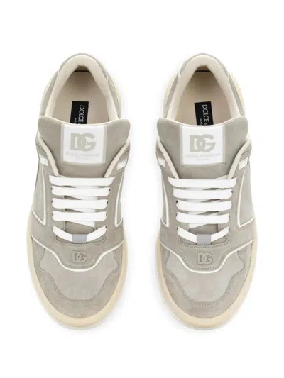 Dolce & Gabbana New Suede Roma Sneakers For Men And In Multicolour