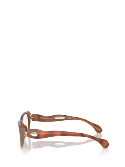 Shop Alain Mikli Eyeglasses In Opal Havana / Brown