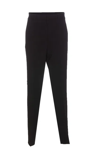 Shop Pinko Trousers In Black