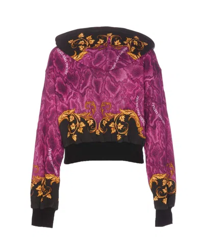 Shop Versace Jeans Couture Sweaters In Purple