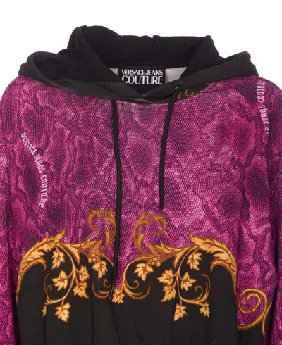 Shop Versace Jeans Couture Sweaters In Purple